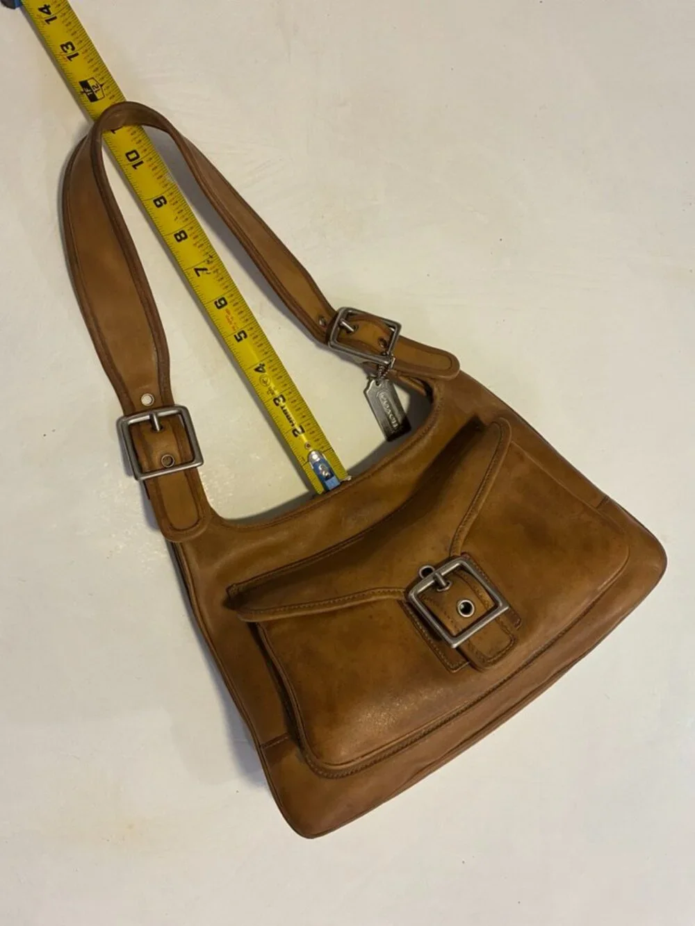 Vintage Coach Legacy Buckle Pocket Hobo (Style 9340)